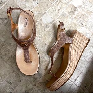 Rose gold coach shoes